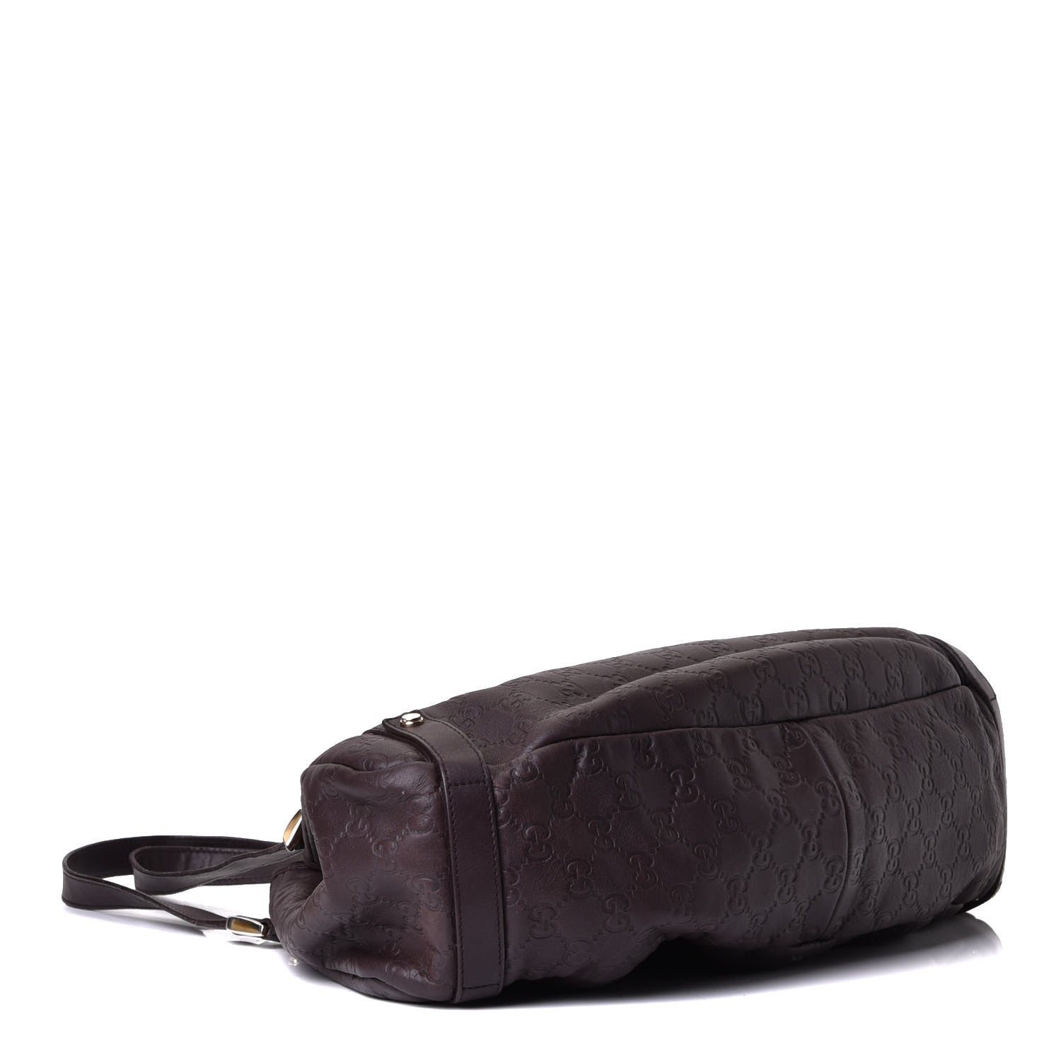 Gucci Guccissima Medium Abbey Shoulder Bag Chocolate 3 of 6