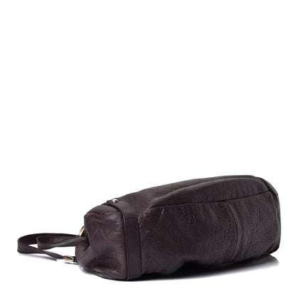 Gucci Guccissima Medium Abbey Shoulder Bag Chocolate 3 of 6
