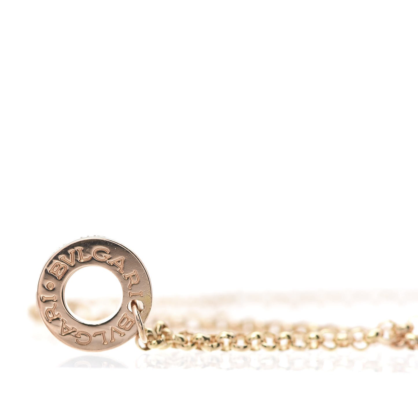 BVLGARI 18K Rose Gold Mother of Pearl BVLGARI Bracelet SM