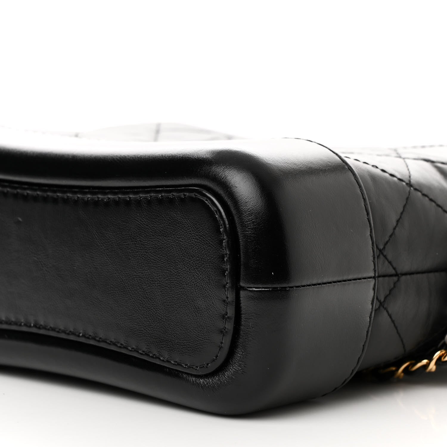 Chanel Aged Calfskin Quilted Small Gabrielle Hobo Black 10 of 11