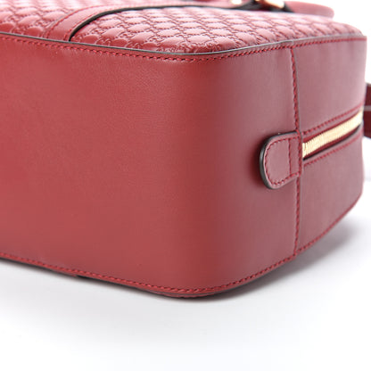 Gucci Soft Microguccissima Medium Crossbody Bag Rosso 10 of 10