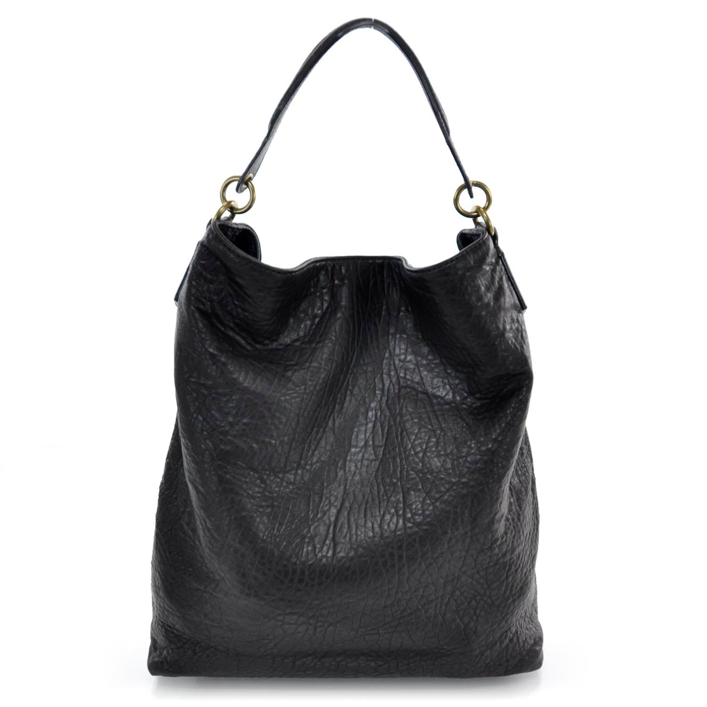Leather Darcy Hobo Black