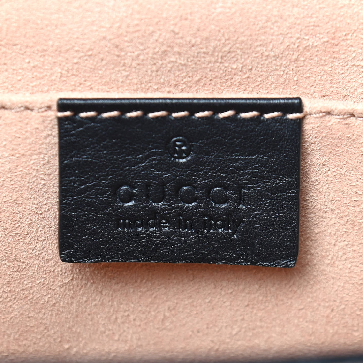 Gucci GG Supreme Monogram Bees Small Padlock Shoulder Bag Black 5 of 8