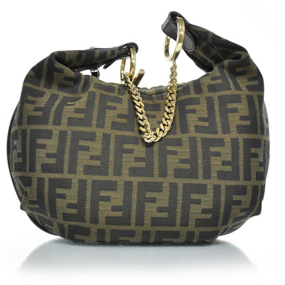 Fendi Zucca Chef Chain Hobo Tobacco 3 of 11