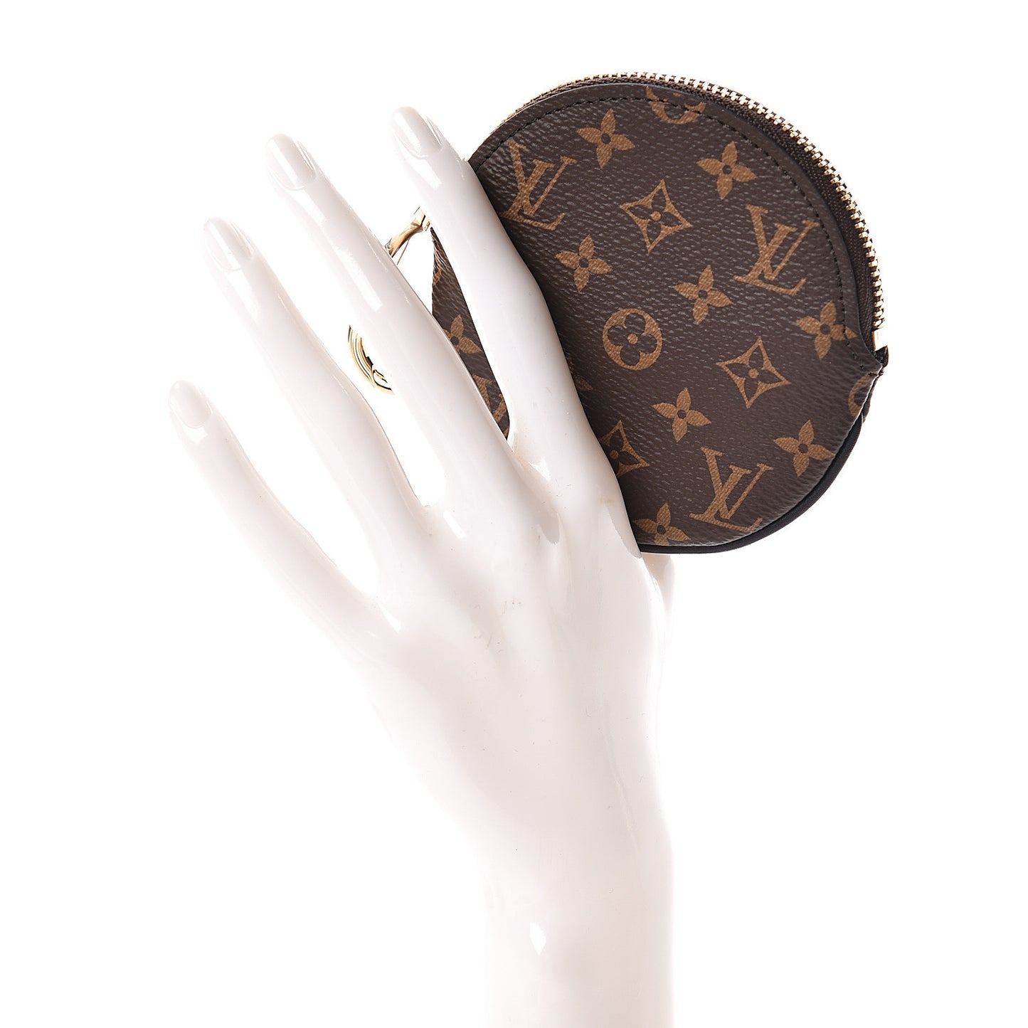 Mini Monogram Trio Pouch Round Coin Purse