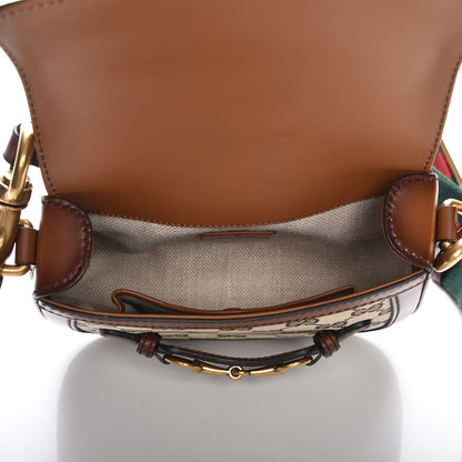 Gucci Monogram Small Lady Web Shoulder Bag Beige Cuir 5 of 7