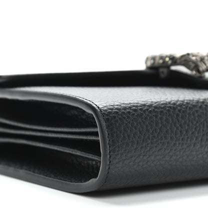 Gucci Calfskin Mini Dionysus Chain Wallet Black 8 of 10