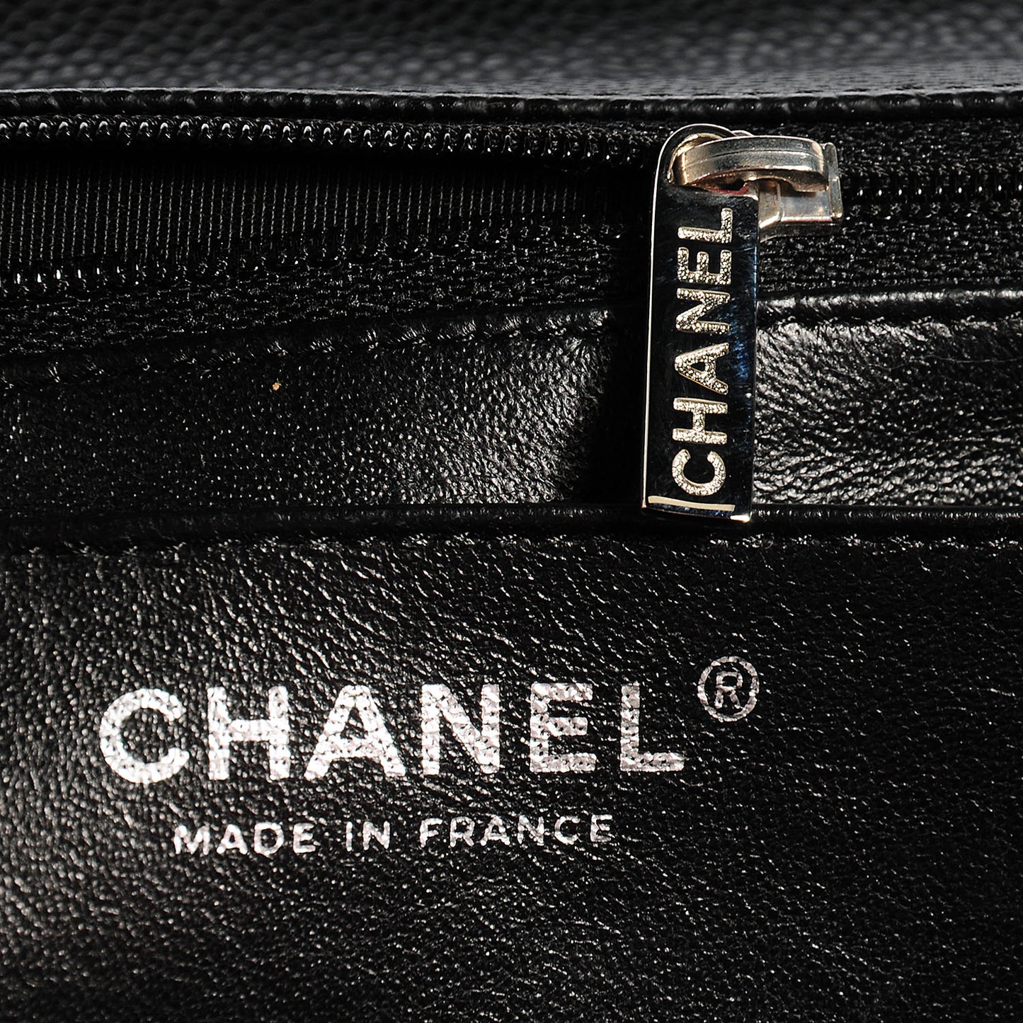 Caviar Jumbo Single Flap Black