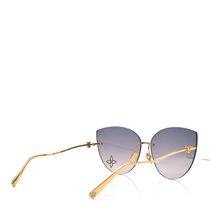 Louis Vuitton Metal LV Glam Cat Eye Sunglasses Z2012U Pink 4 of 8