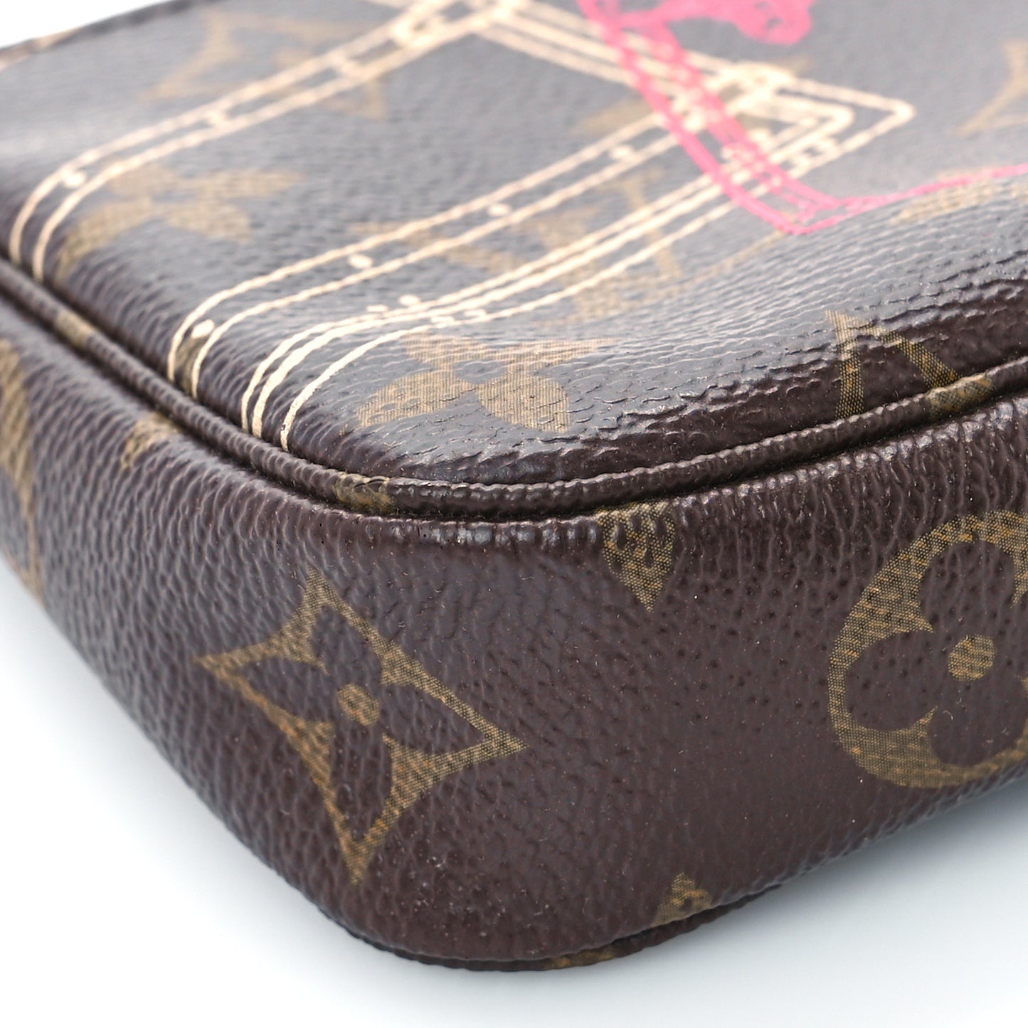 Monogram 2014 Christmas Animation Mini Pochette Accessories