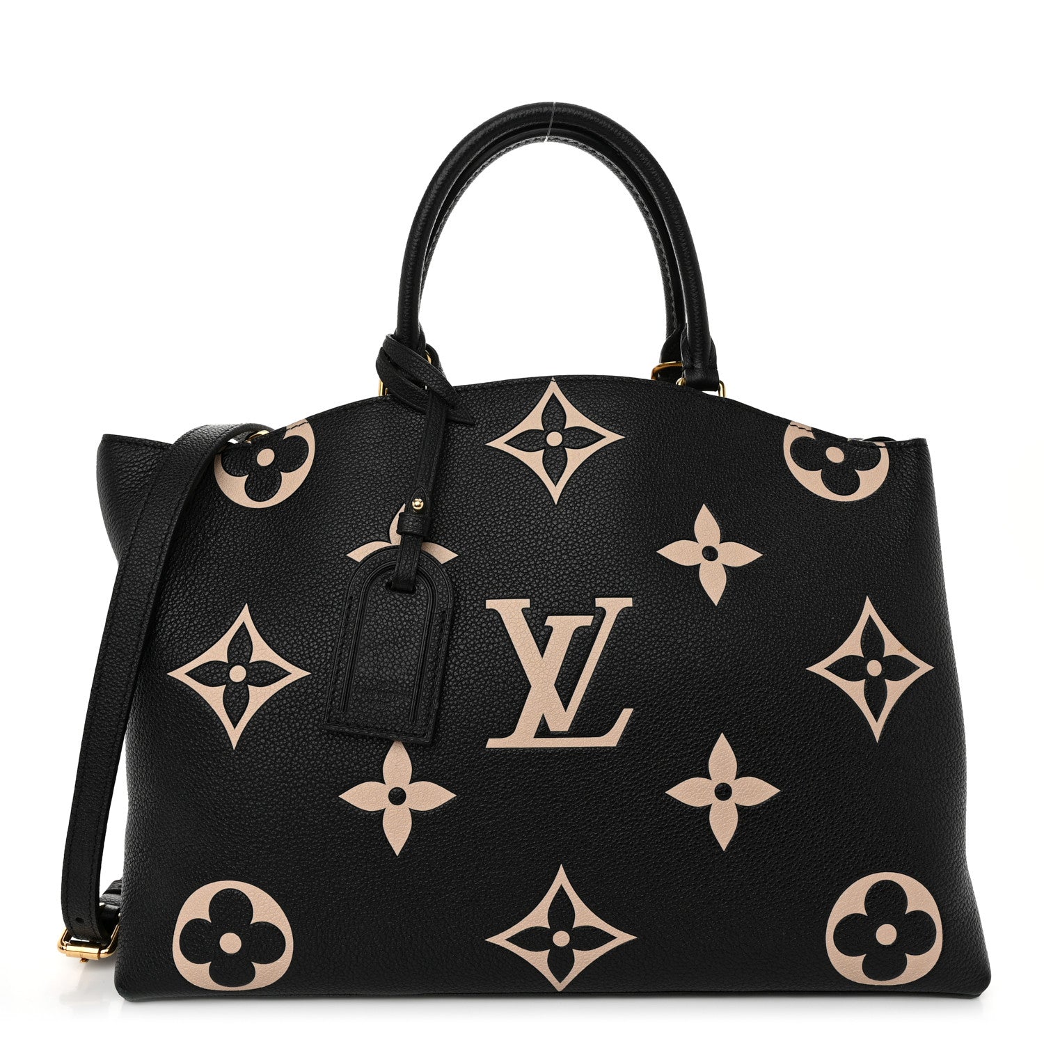 Louis Vuitton Empreinte Monogram Giant Grand Palais Black Beige 1 of 10