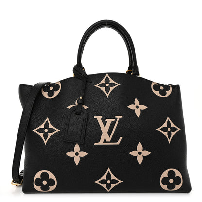 Louis Vuitton Empreinte Monogram Giant Grand Palais Black Beige 1 of 10