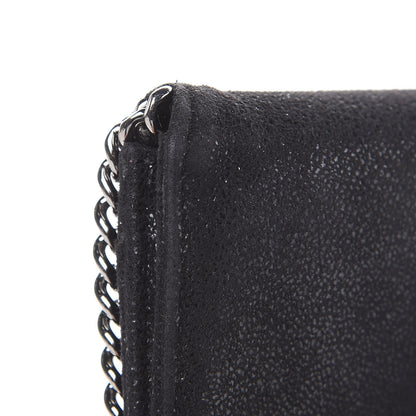 Stella McCartney Shaggy Deer Falabella Flap Wallet Black 8 of 8