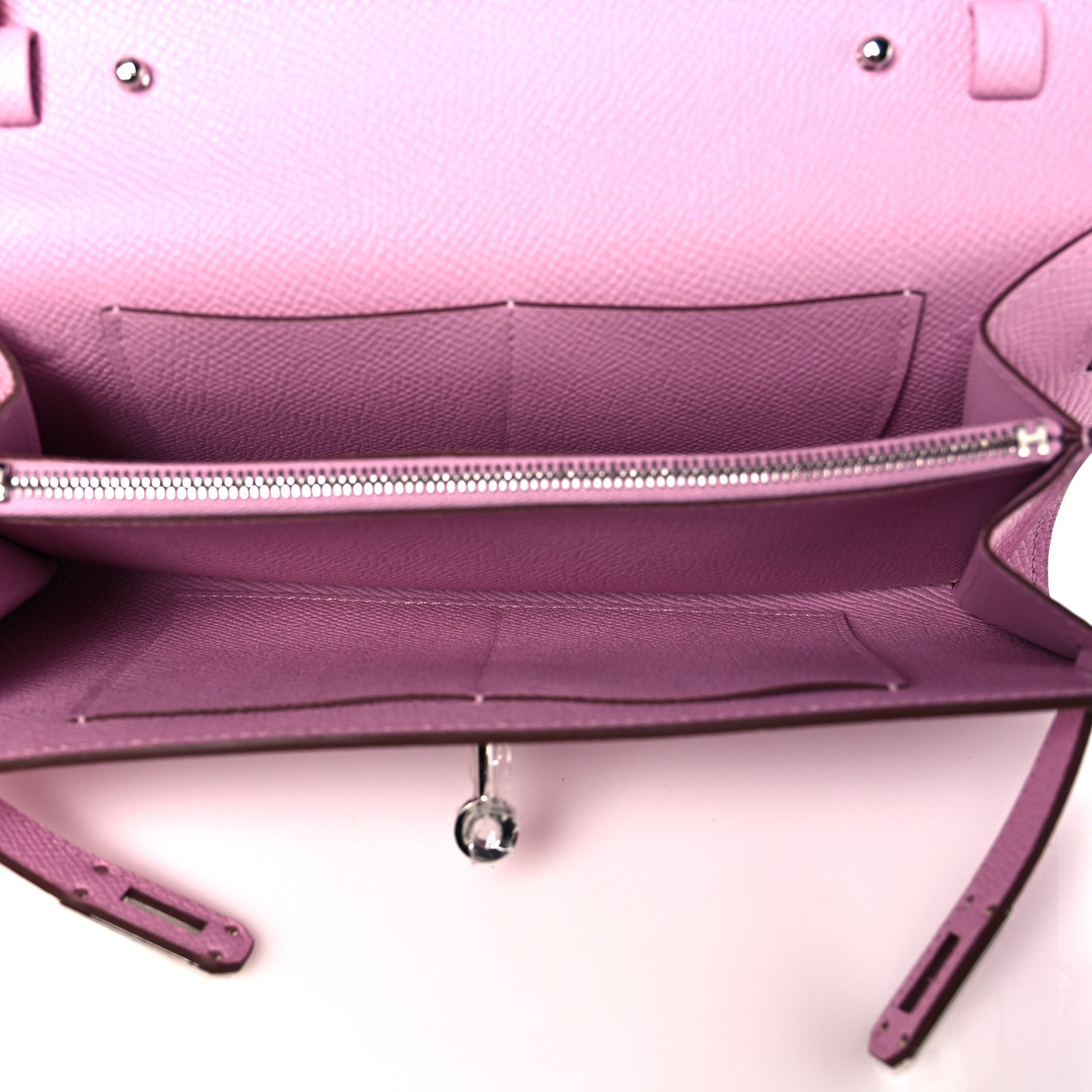 Hermes Epsom Kelly To Go Wallet Mauve Sylvestre 5 of 9