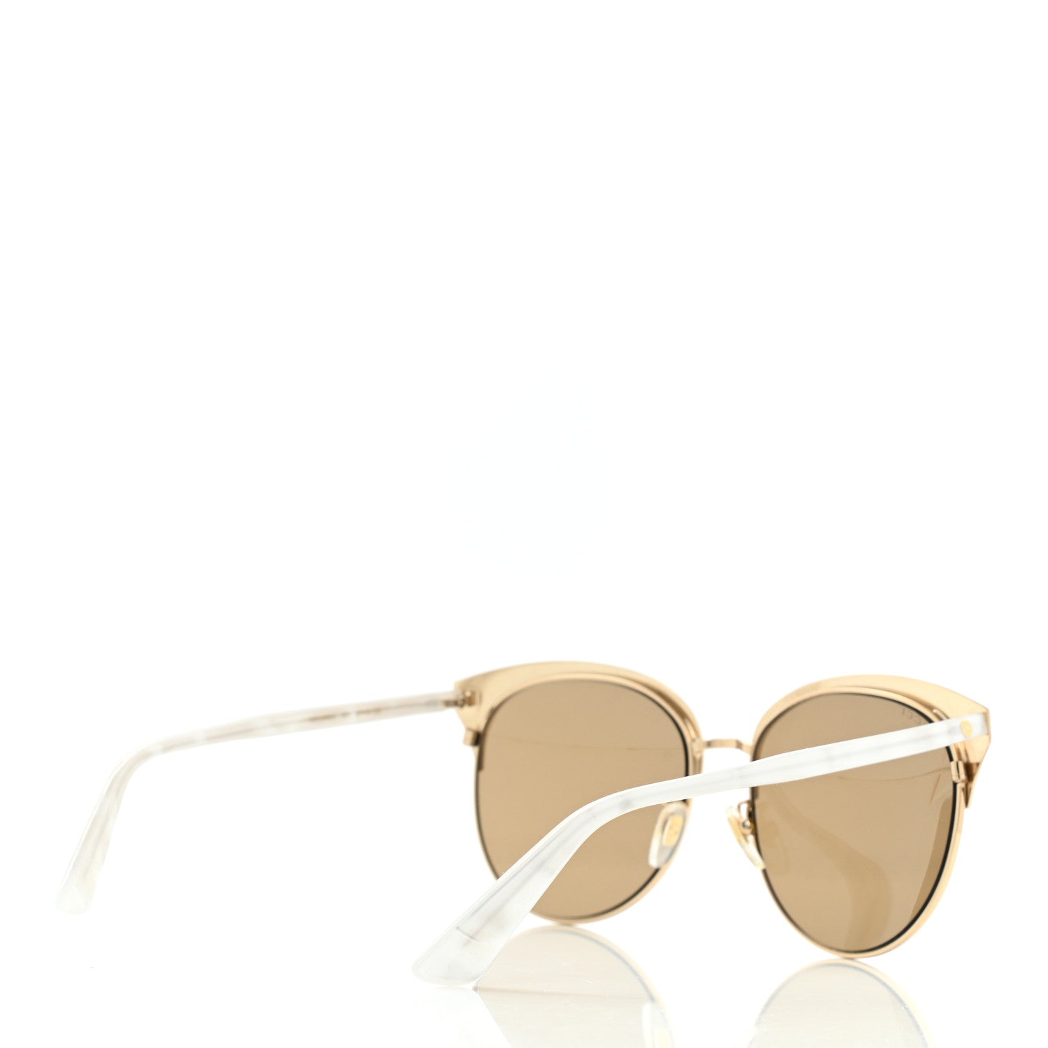 Gucci Round Metal GG0246SA Sunglasses Gold 4 of 7