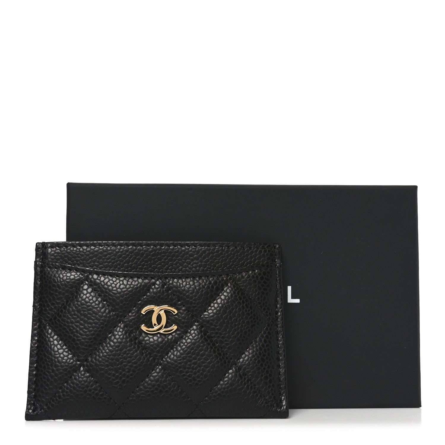 Chanel Caviar Quilted Card Holder Black 9 of 9
