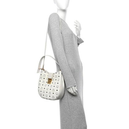MCM Visetos Patricia Hobo White 2 of 13