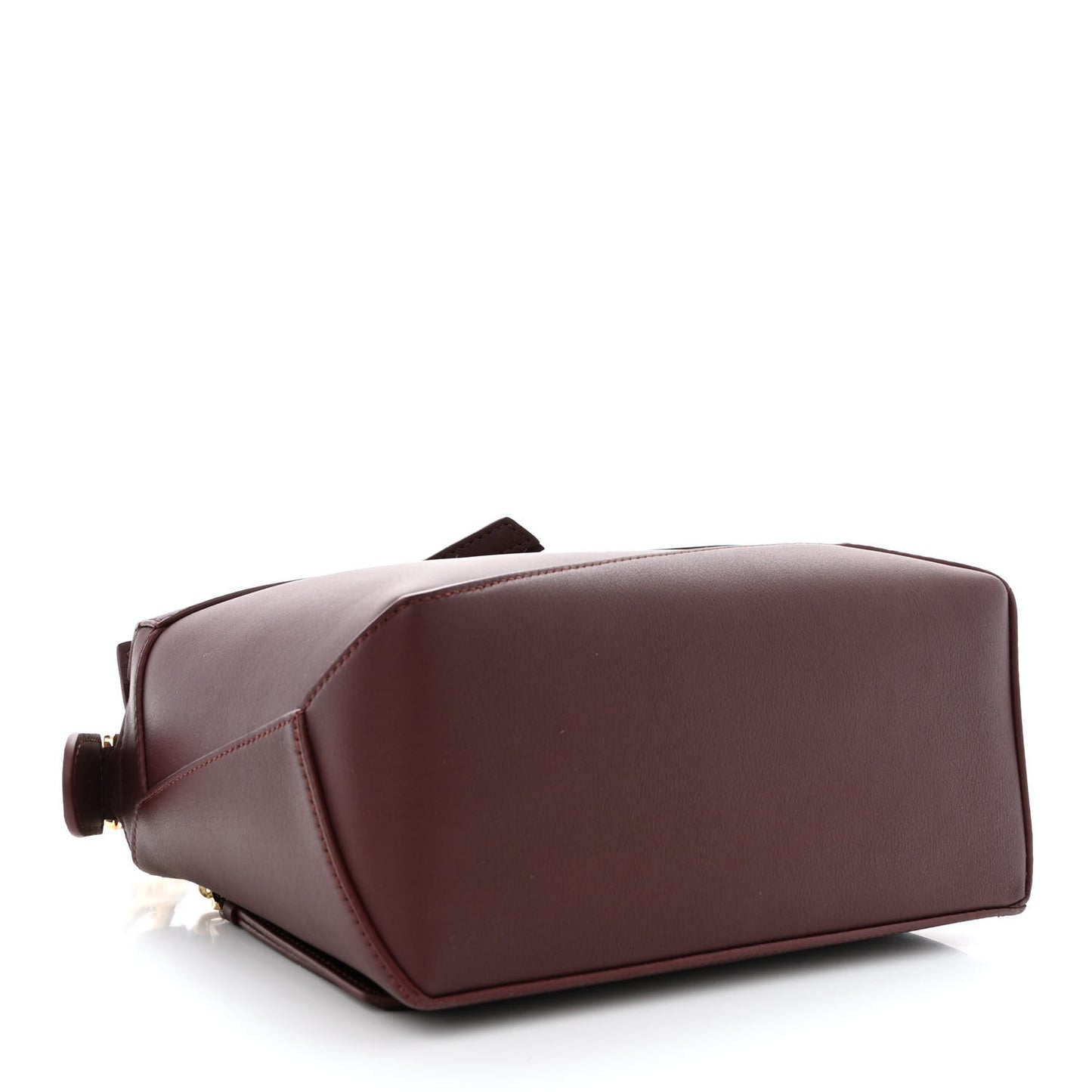 Soft Grained Calfskin Small Puzzle Edge Bag Dark Burgundy