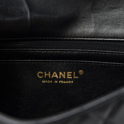Chanel Lambskin Quilted Mini Rectangular Flap Black 8 of 10