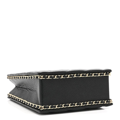 Chanel Caviar Quilted Evening Box Bag Black 4 of 10