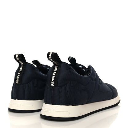 Fendi Nylon Womens FFreedom Sneakers 38.5 Blue Black 4 of 8