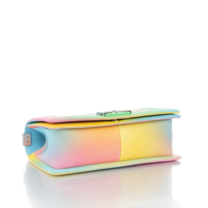 Chanel Caviar Quilted Medium Cuba Rainbow Boy Flap Multicolor 4 of 8