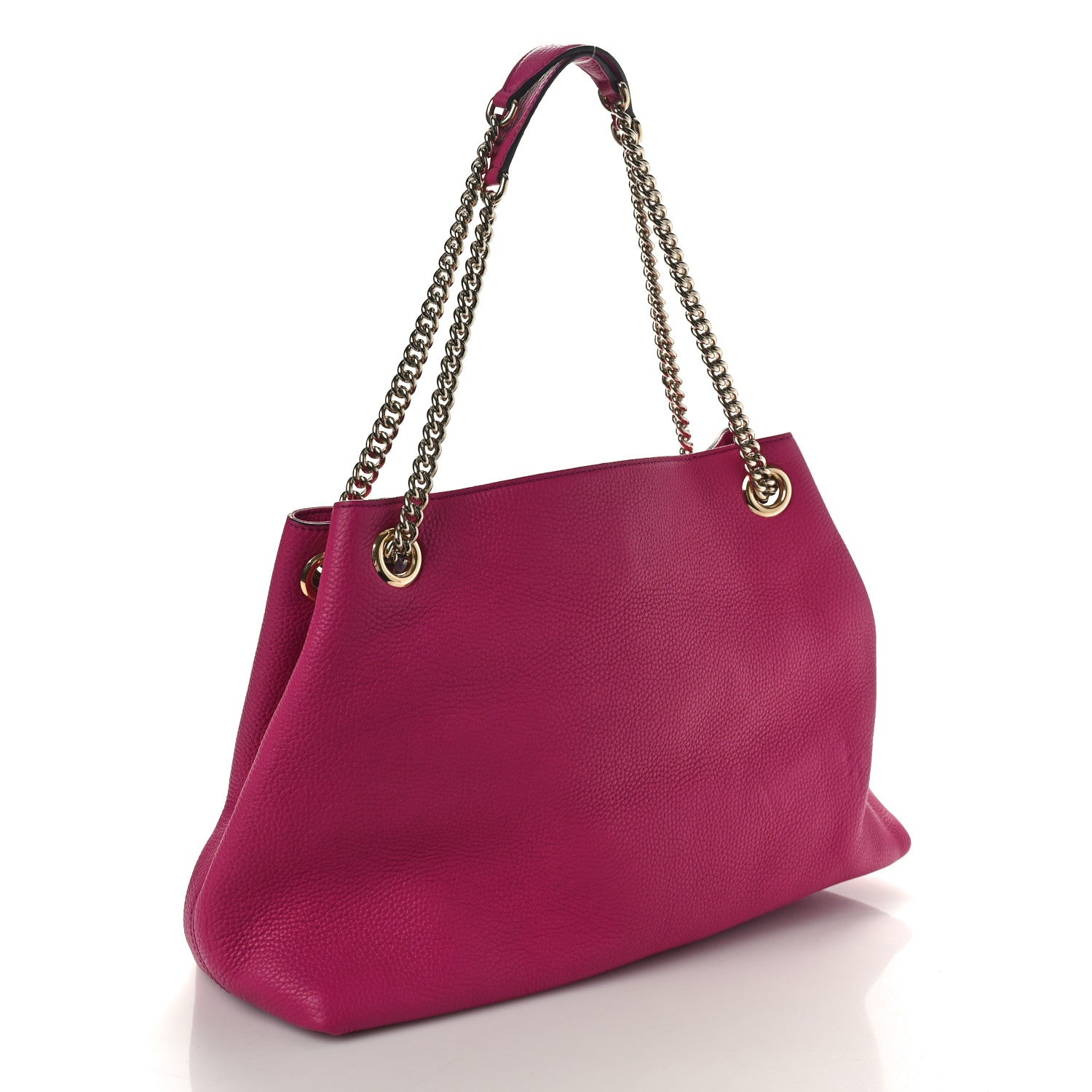Gucci Cellarius Calfskin Medium Soho Chain Shoulder Bag Bright Bouganville 2 of 10