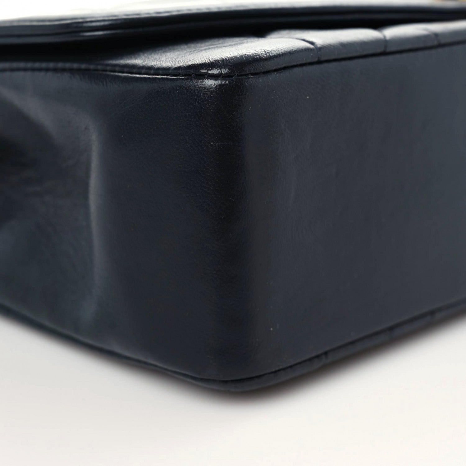 Chanel Lambskin Quilted Medium Single Flap Black 5 of 17