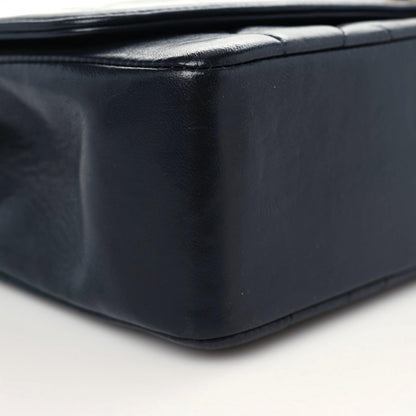 Chanel Lambskin Quilted Medium Single Flap Black 5 of 17