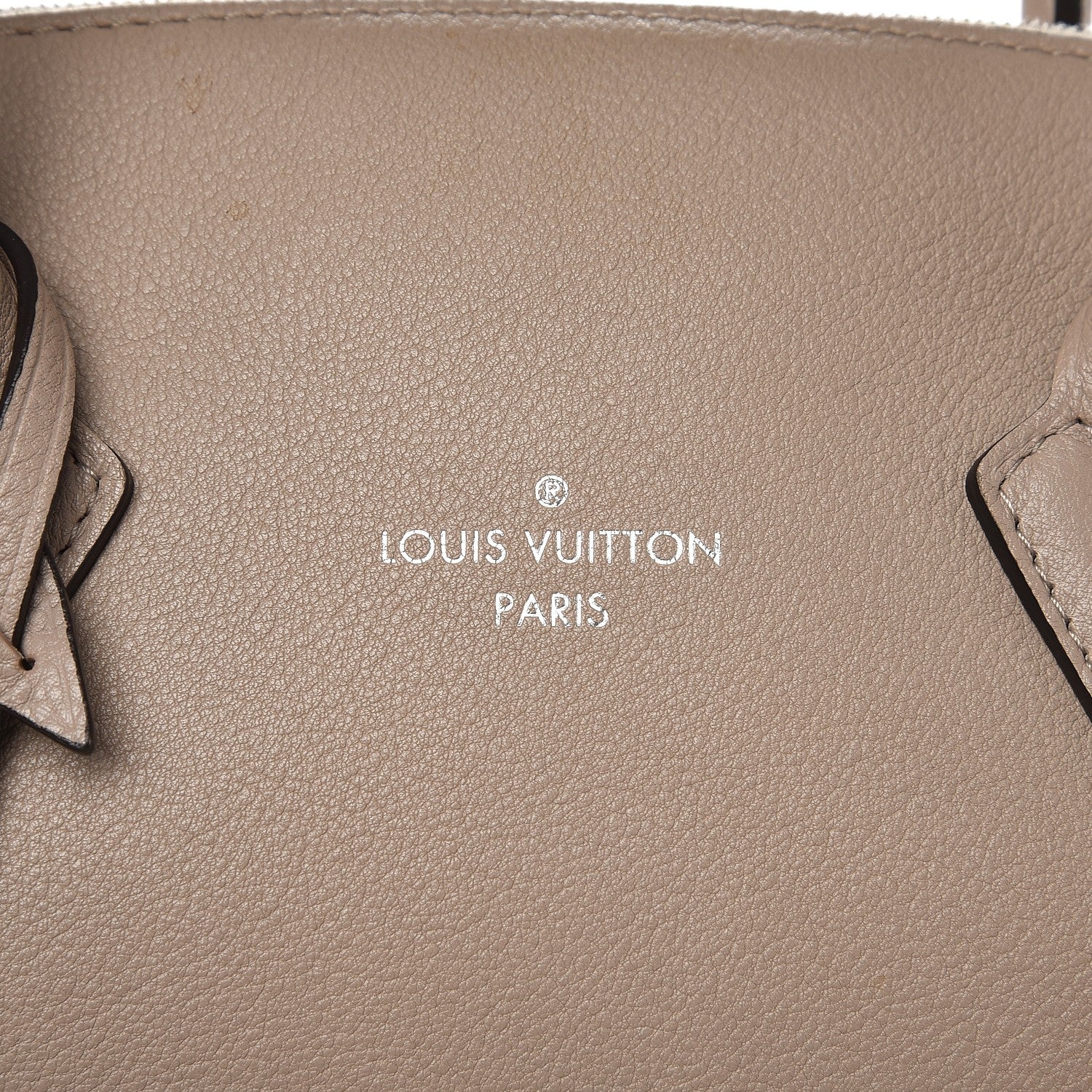 Louis Vuitton Veau Cachemire Soft Lockit MM Galet 8 of 10