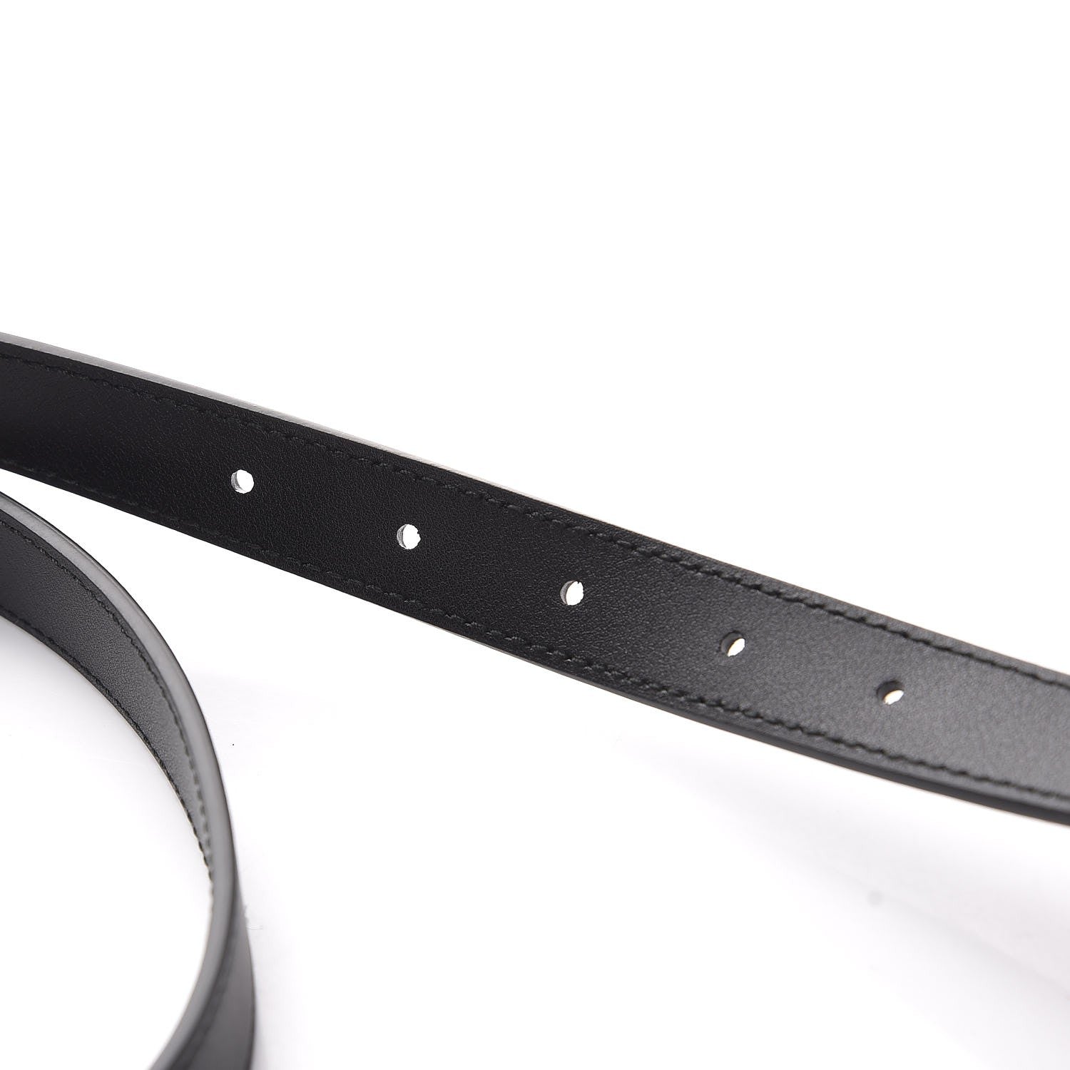 Gucci Calfskin Double G 20mm Belt 85 34 Black 6 of 6