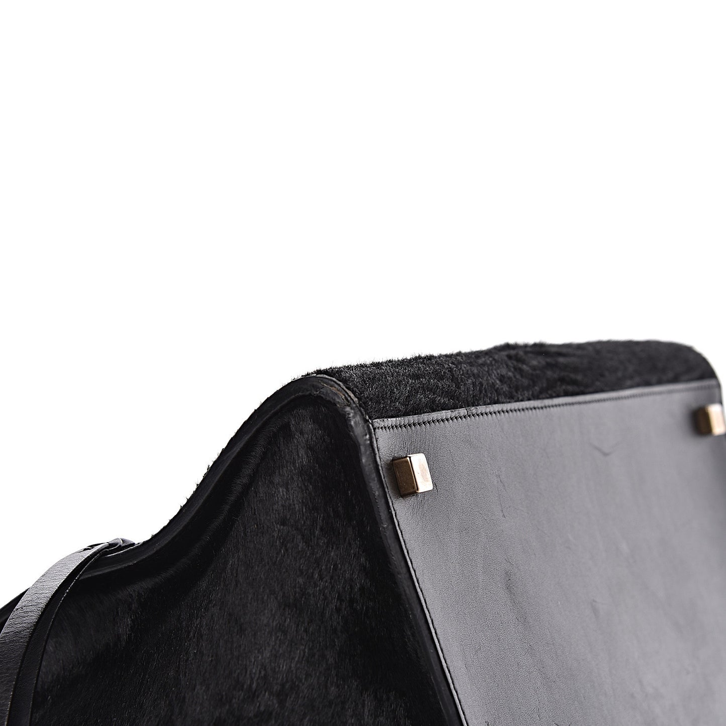 Astrakhan Pony Hair Medium Phantom Luggage Black