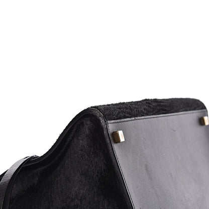Celine Astrakhan Pony Hair Medium Phantom Luggage Black 19 of 23