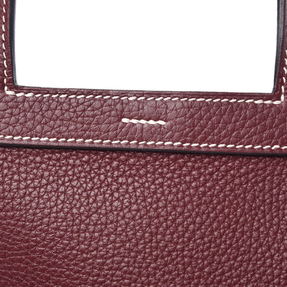 Hermes Taurillon Clemence Halzan 31 Bordeaux 12 of 14