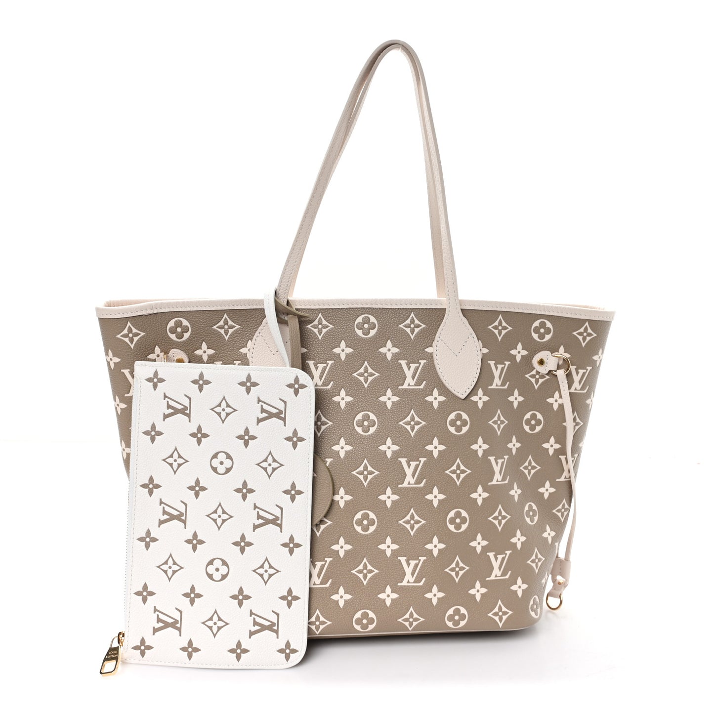 Empreinte Monogram Spring In The City Neverfull MM Kaki Beige Cream