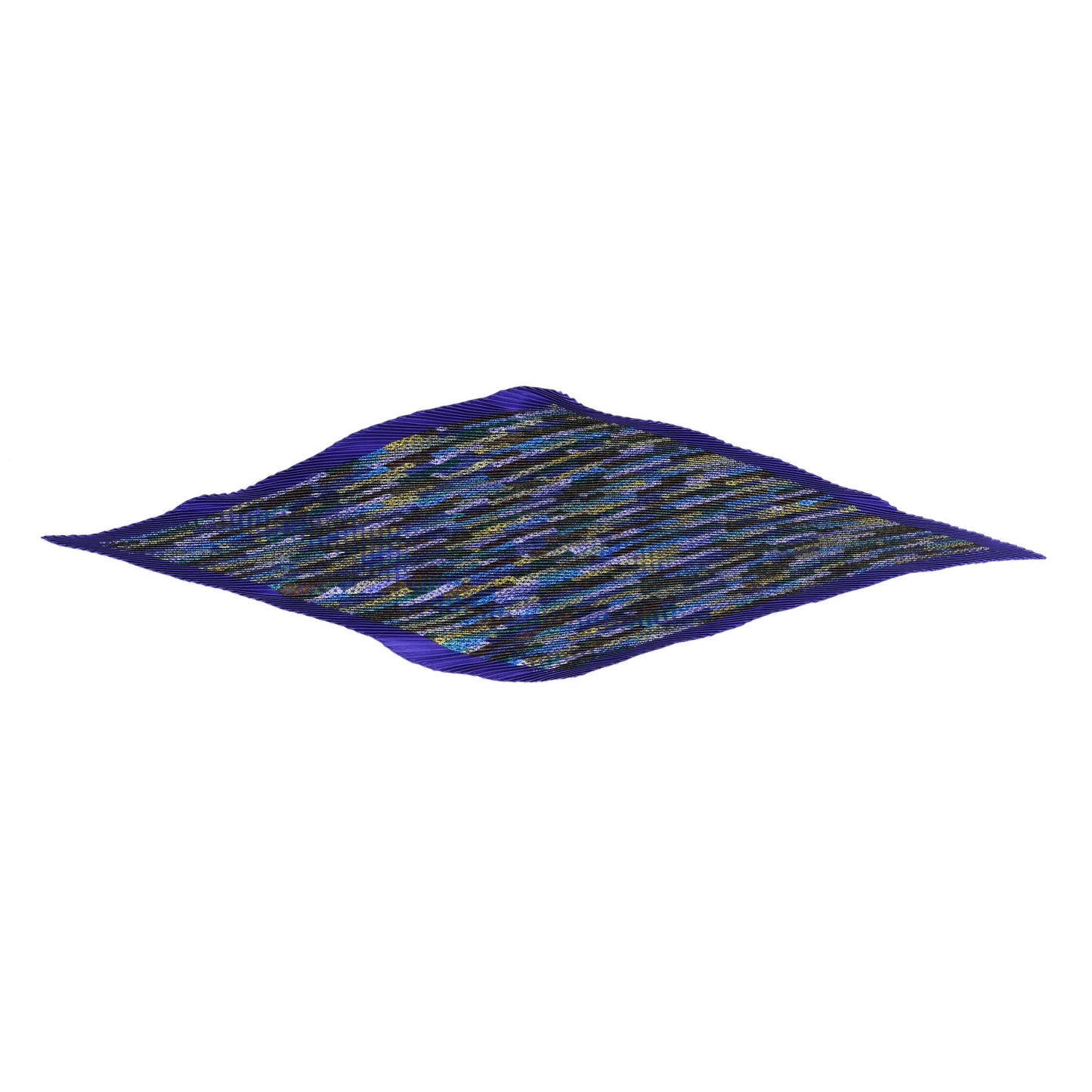 Silk Plisse Scarf 90