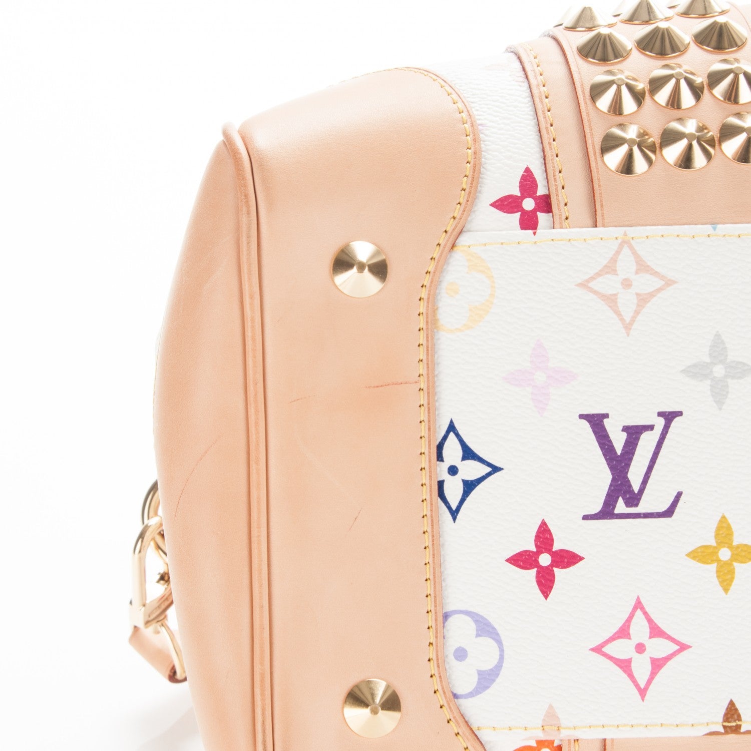 Louis Vuitton Monogram Multicolor Courtney MM White 7 of 7
