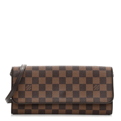 Louis Vuitton Damier Ebene Pochette Twin GM 1 of 12