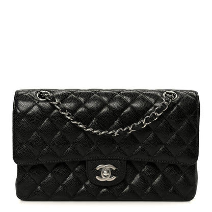 Chanel Caviar Quilted Medium Double Flap Black 1 of 10