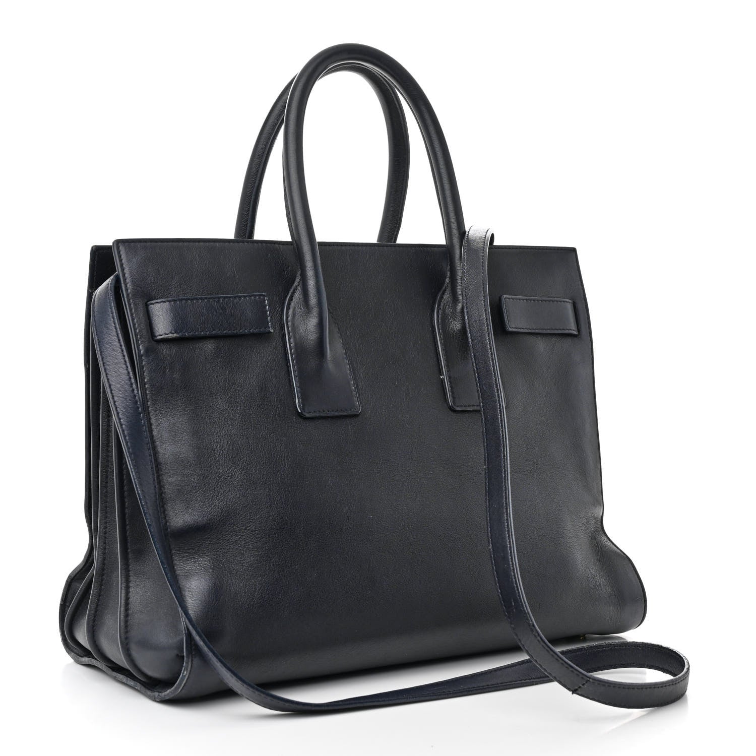 Saint Laurent Calfskin Small Sac De Jour Navy 3 of 26