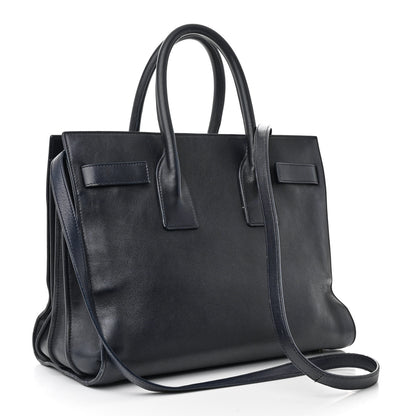 Saint Laurent Calfskin Small Sac De Jour Navy 3 of 26