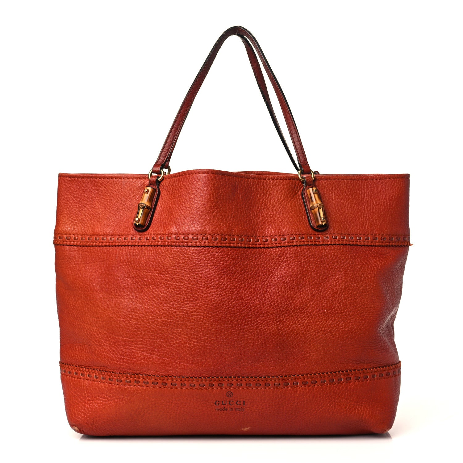Gucci Calfskin Medium Laidback Crafty Tote Orange 1 of 18
