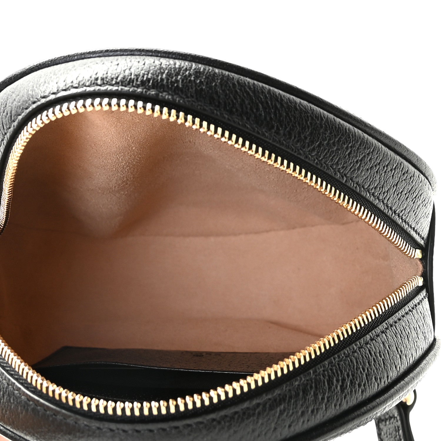Gucci Grained Calfskin Web Mini Ophidia Round Backpack Black 4 of 8
