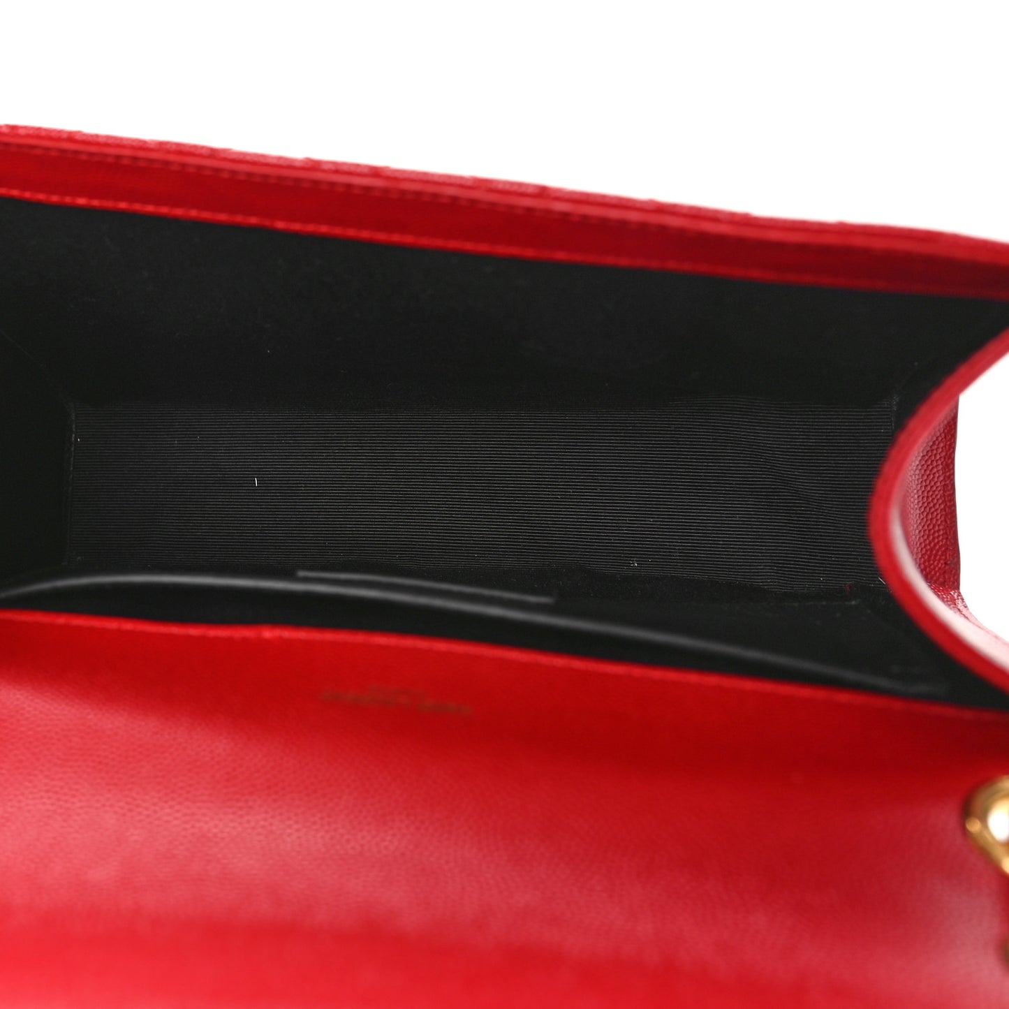 Grain De Poudre Textured Mixed Matelasse Triquilt Medium Monogram Satchel New Red