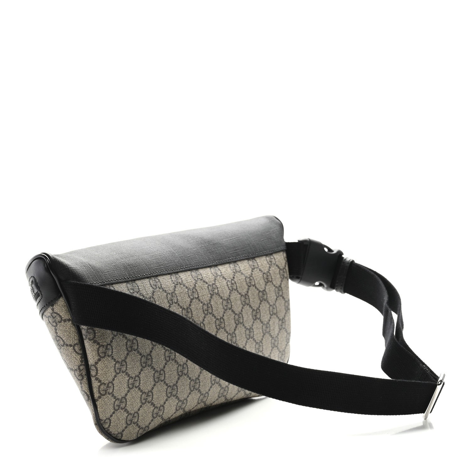 Gucci GG Supreme Monogram Belt Bag Black 3 of 10