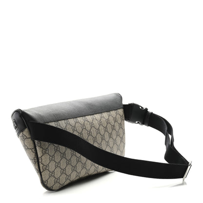 Gucci GG Supreme Monogram Belt Bag Black 3 of 10