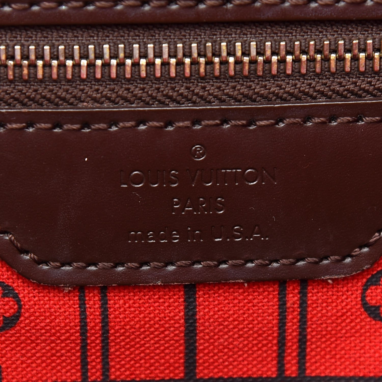 Louis Vuitton Damier Ebene Neverfull MM 6 of 10