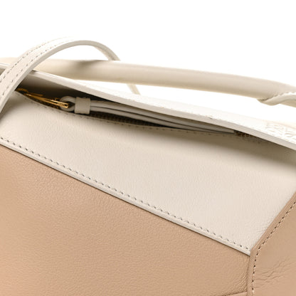 Loewe Calfskin Mini Puzzle Edge Bag Soft White Paper Craft 8 of 10