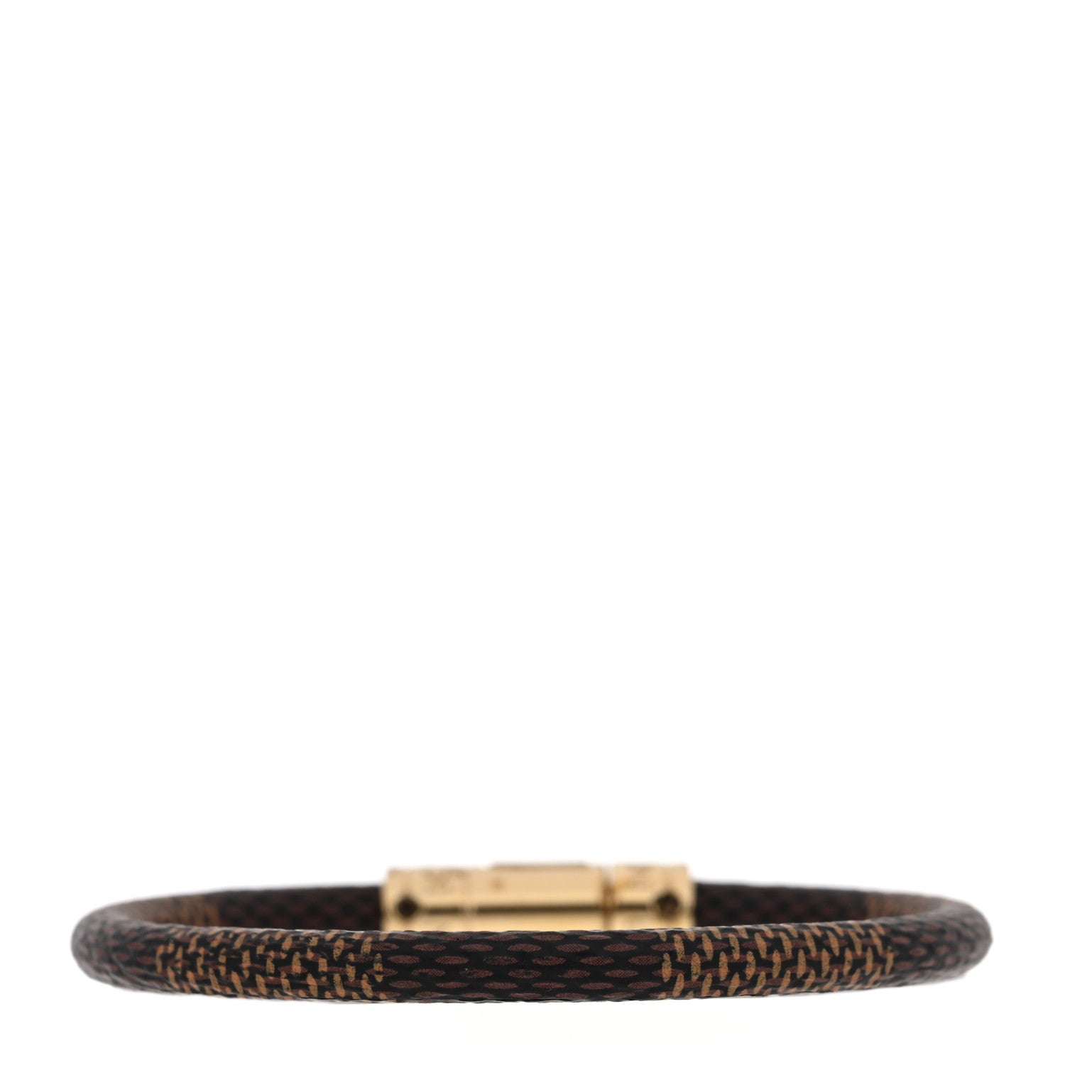 Louis Vuitton Damier Ebene Keep It Bracelet 17 3 of 4