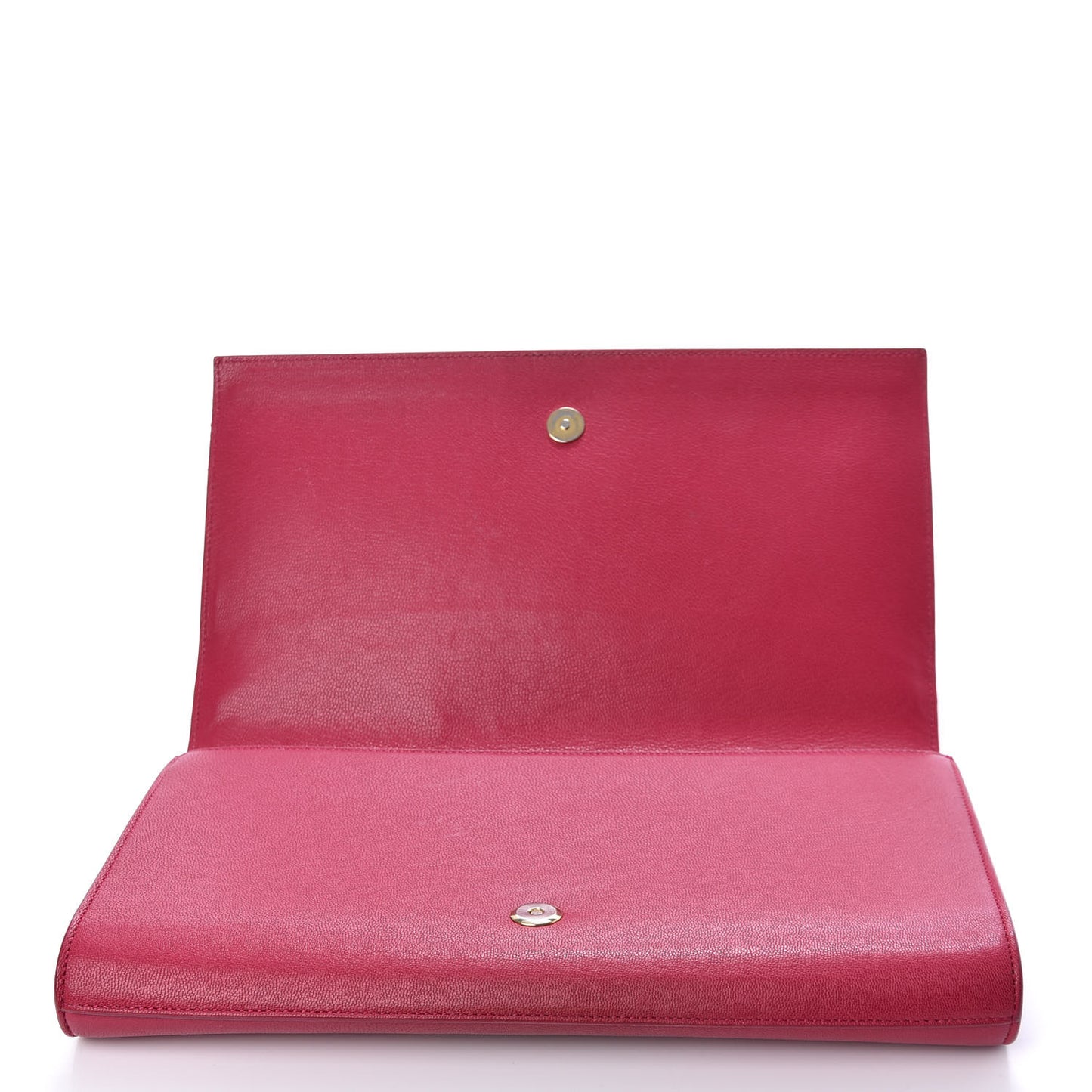 Calfskin Monogram Large Belle De Jour Clutch Red